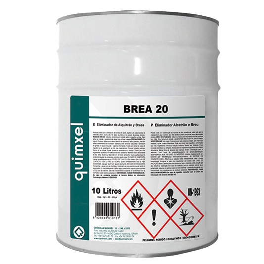 BREA 20. Eliminador de alquitrán y breas. Cubo de 10 L